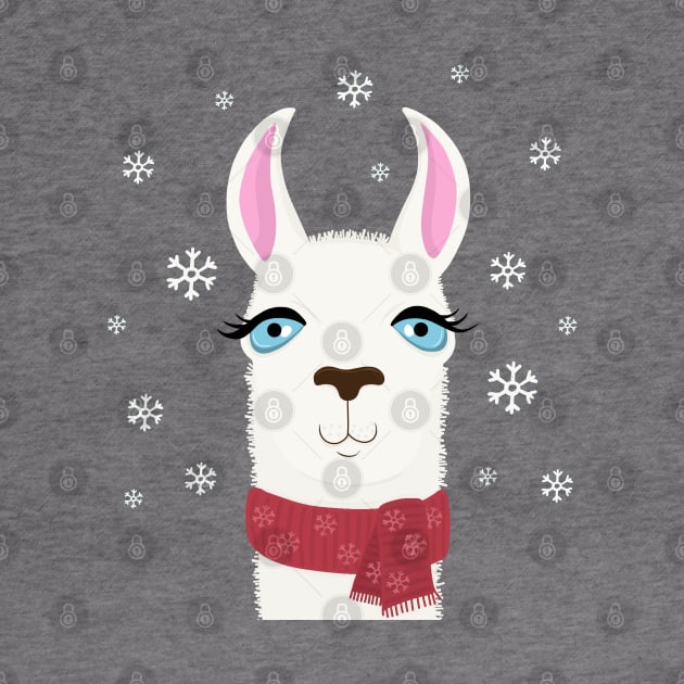 Xmas Llama by valentinahramov